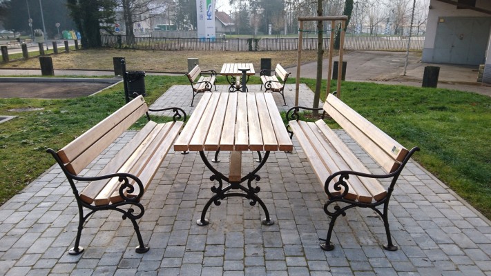Parkovna klop ALU
