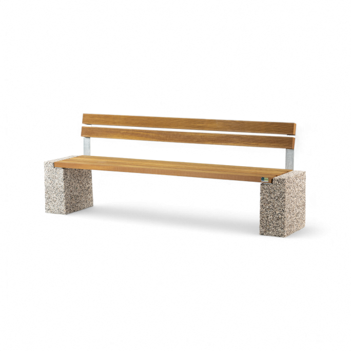 Klop Quadro 530 z naslonom