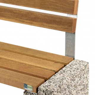 Klop Quadro 420 z naslonom