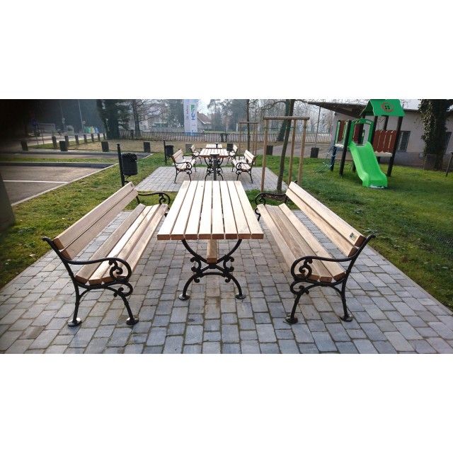 Parkovna miza ALU