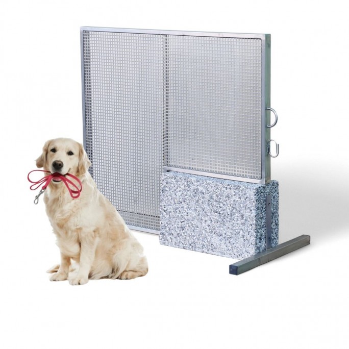 Privez za pse z inox mrežo