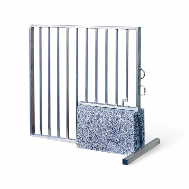 Privez za pse z inox prečkami