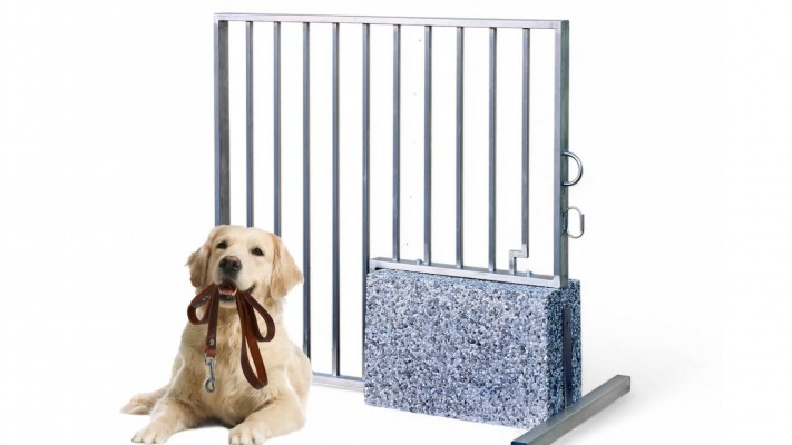 Privez za pse z inox prečkami