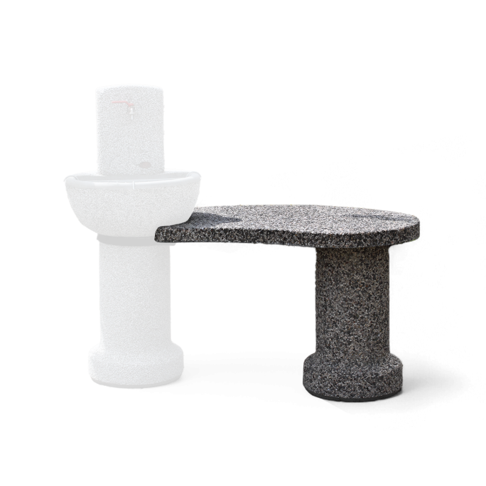 Odložna miza za vodnjak Drava